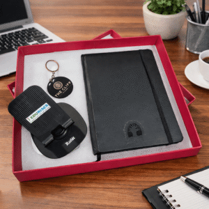 Home Diary, pen, Key Chain and mobile holder set in a box