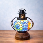 heritage mosaic glow lantern