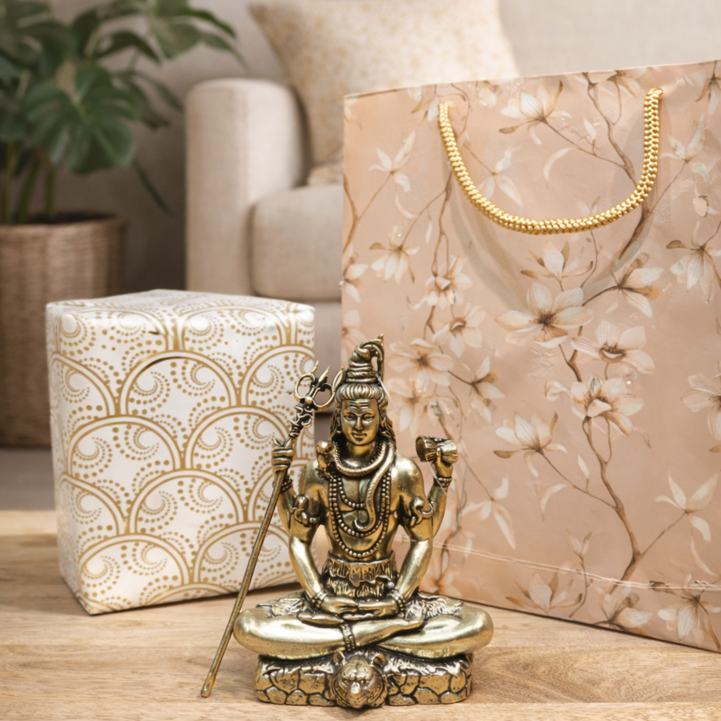 divine serenity lord shiva idol