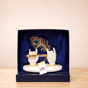 Home divine melody krishna flute showpiece