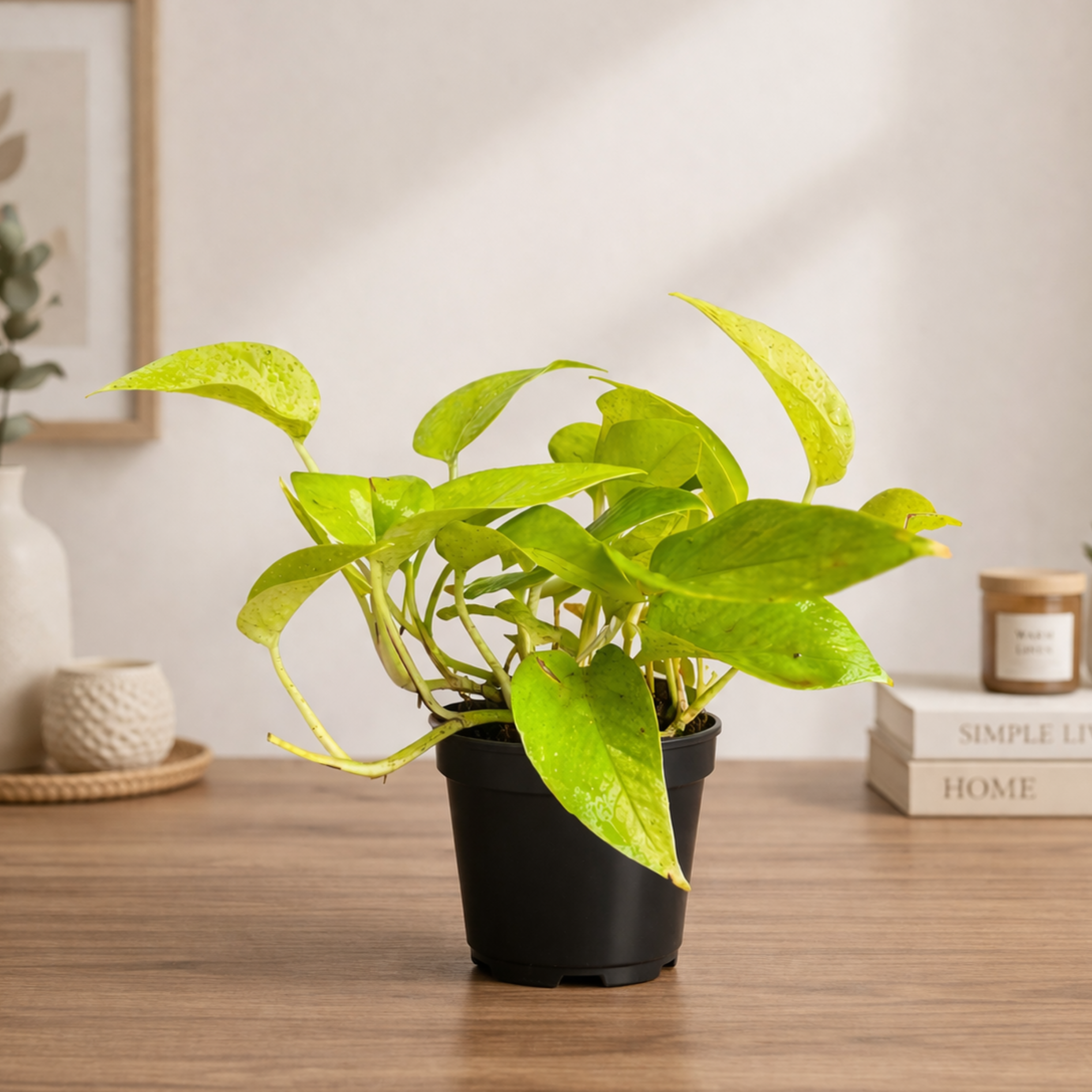 money plant desk planter