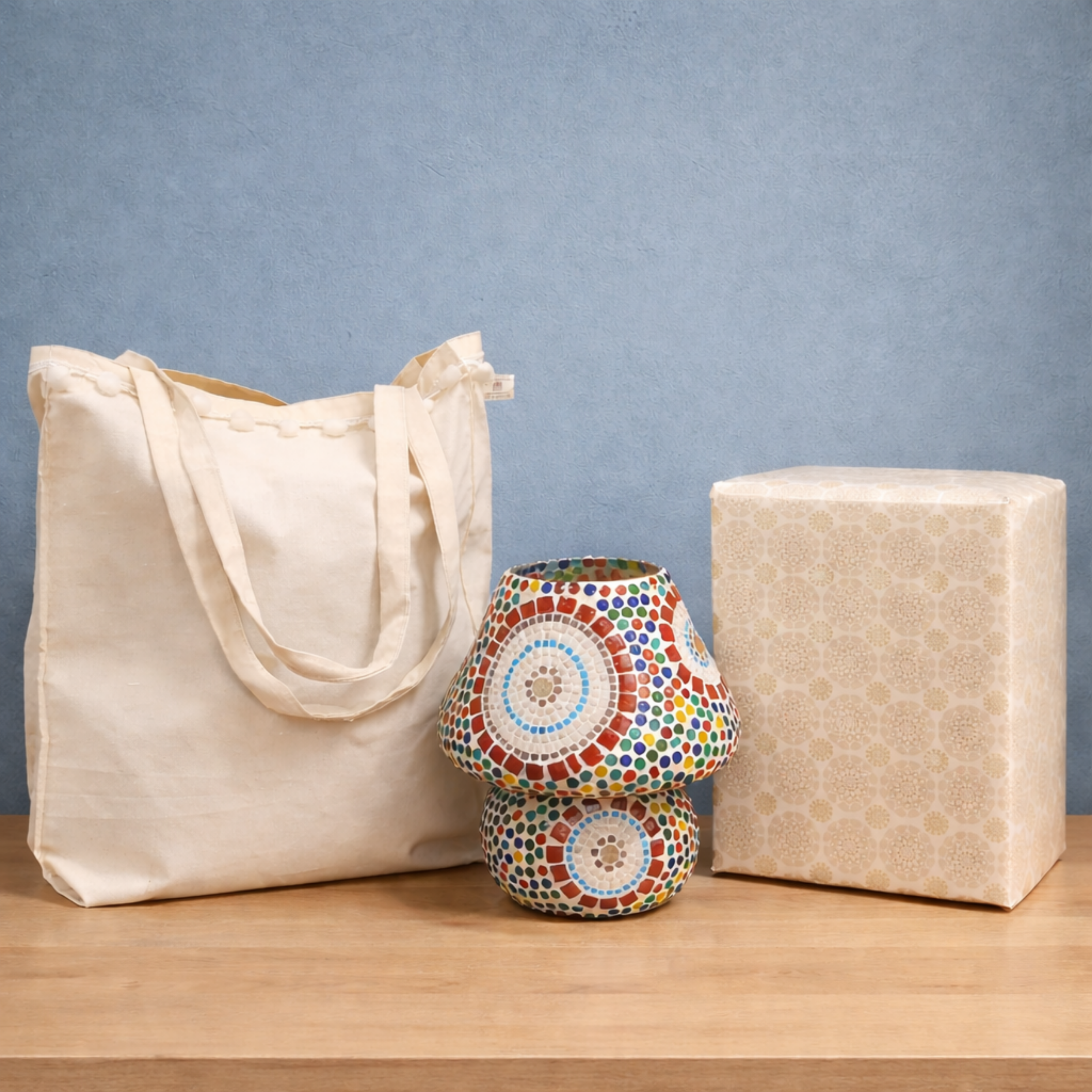 aura mosaic glow table lamp