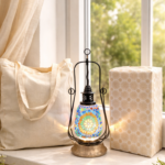 signature mosaic glow lantern