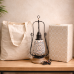 signature mosaic glow lantern