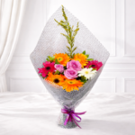 vibrant floral elegance bouquet