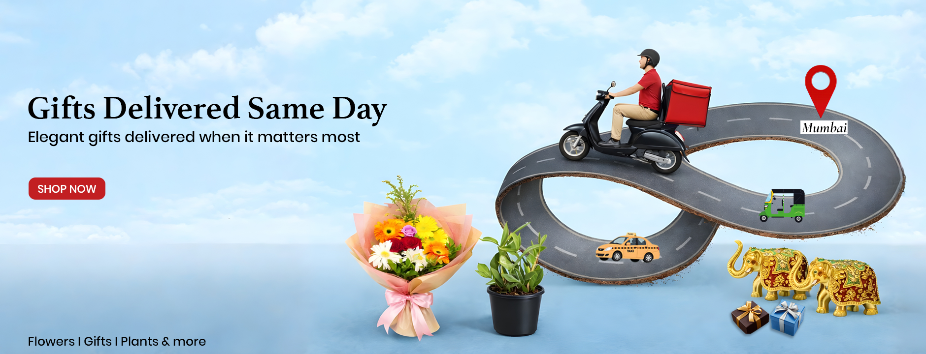 Home regalo delivery banner