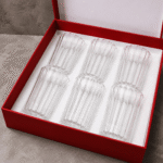 borosil glass tumbler gift set (set of 6)