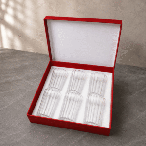 Home borosil glass tumbler gift set (set of 6)