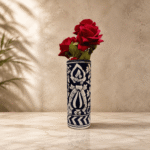 indigo heritage cylinder vase