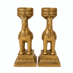 royal horse candle holder set