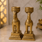 royal horse candle holder set
