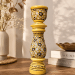 royal floral candle holder