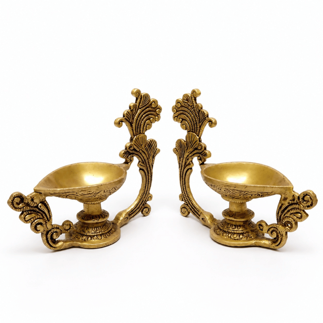 heritage aarti diya pair