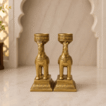 royal horse candle holder set